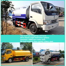 Dongfeng 4 X 2 LHD 3300 mm Radstand 5000liters Wasser Tankwagen